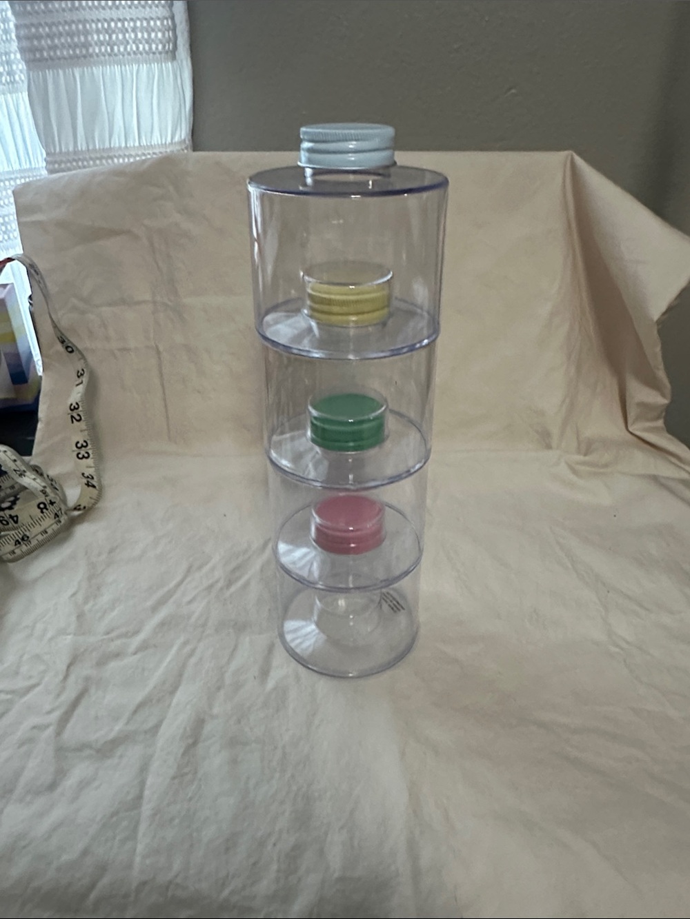 4 nesting containers with lids. NWT